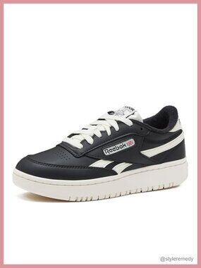 Platform Tennis Sneakers Leather Athletic Walking Shoes